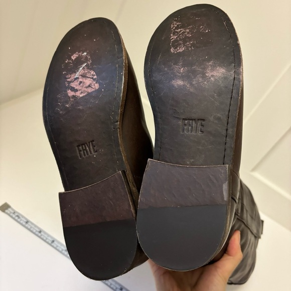 Frye Paige Tall Riding Boots Sz 6.5 - Picture 10 of 12